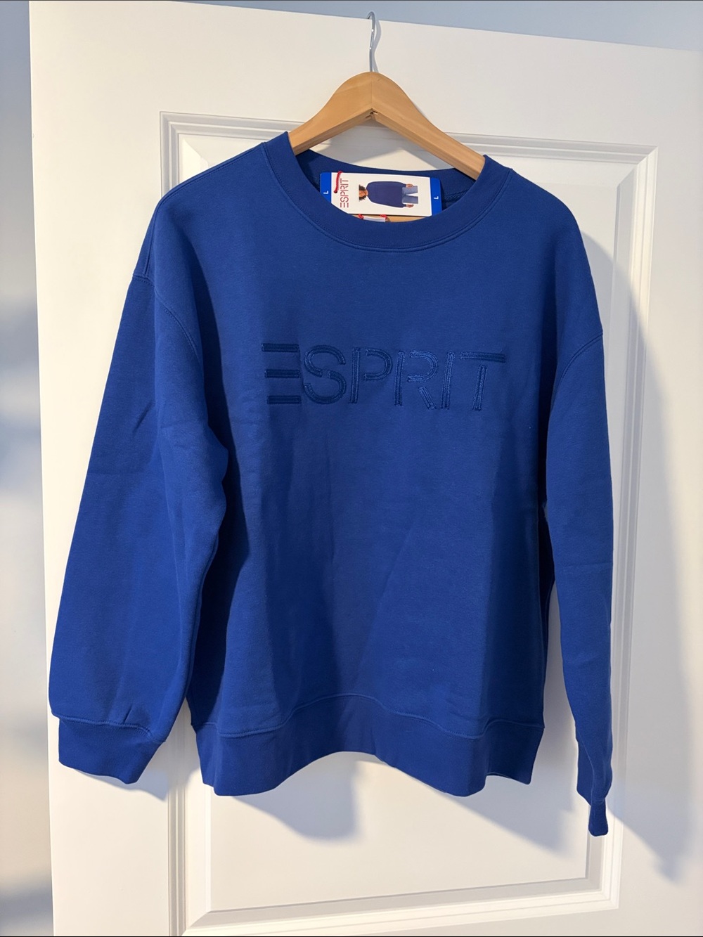 Esprit Crewneck Sweatshirt in Royal Blue